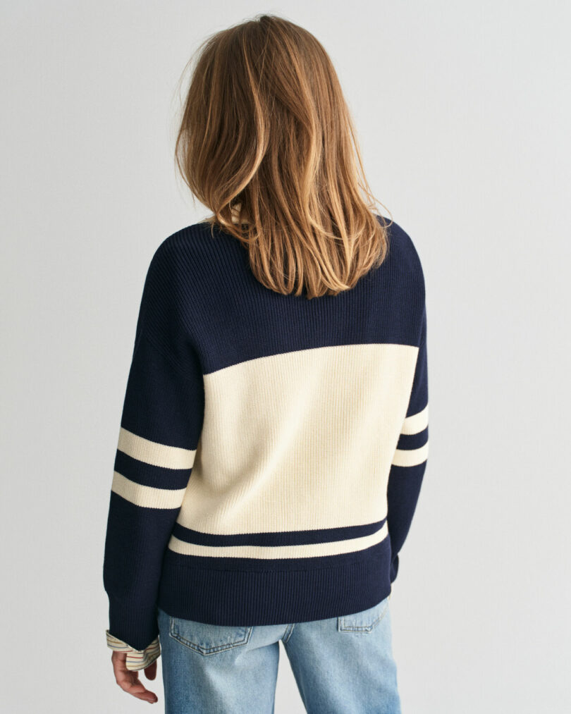 Pull col V en coton - GANT