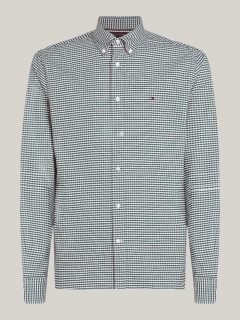 Chemise Oxford coupe standard à motif vichy - TOMMY HILFIGER