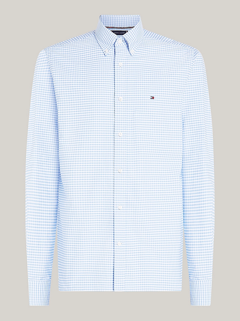 Chemise Oxford coupe standard à motif vichy - TOMMY HILFIGER