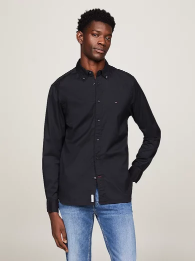 Chemise TH Flex en popeline de coton - TOMMY HILFIGER