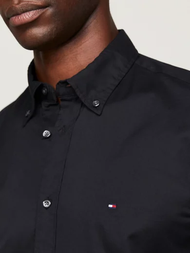 Chemise TH Flex en popeline de coton - TOMMY HILFIGER