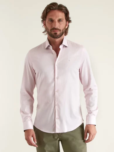 Chemise slim Clovis en Coton Stretch - VICOMTE A.