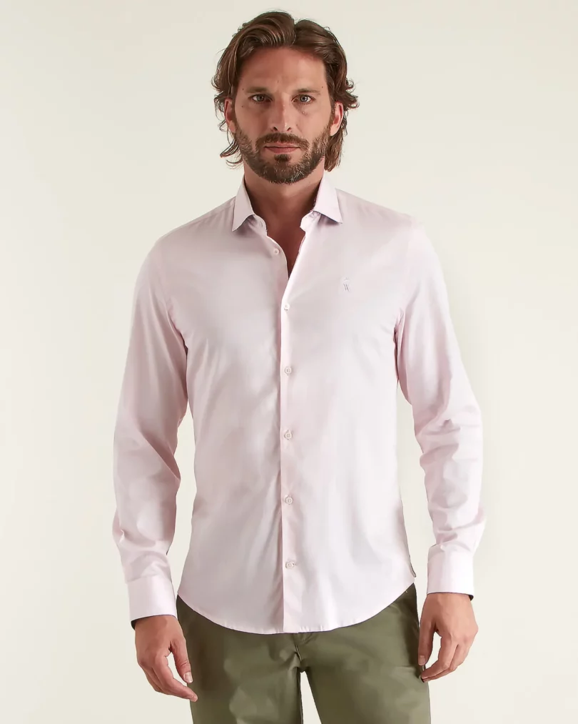 Chemise slim Clovis en Coton Stretch - VICOMTE A.