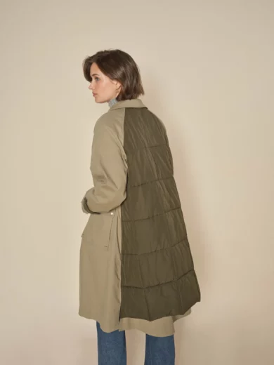 Manteau trench-coat matelassé MMSouza - MOS MOSH