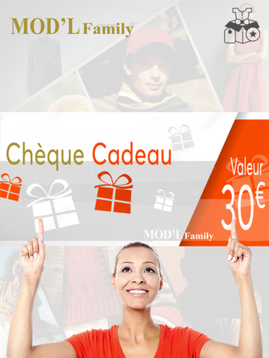 CHEQUE CADEAU 30€ MODLFAMILY