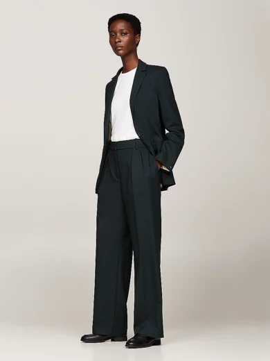 Pantalon droit décontracté à pinces- TOMMY HILFIGER