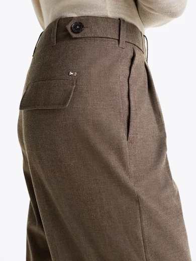 Pantalon droit décontracté en flanelle - TOMMY HILFIGER