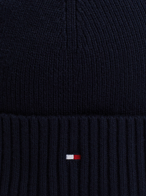 Bonnet Hilfiger Flag en cachemire - TOMMY HILFIGER