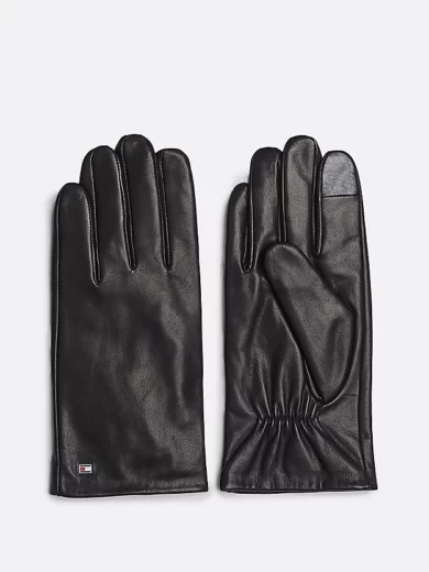 Gants Essential Hilfiger Flag en cuir - TOMMY HILFIGER