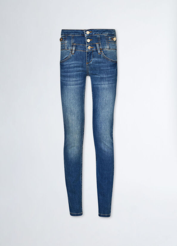 Jean skinny à taille haute - LIU JO