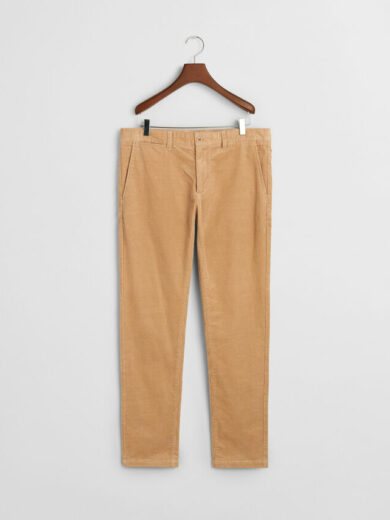 Pantalon chino slim fit en velours côtelé - GANT