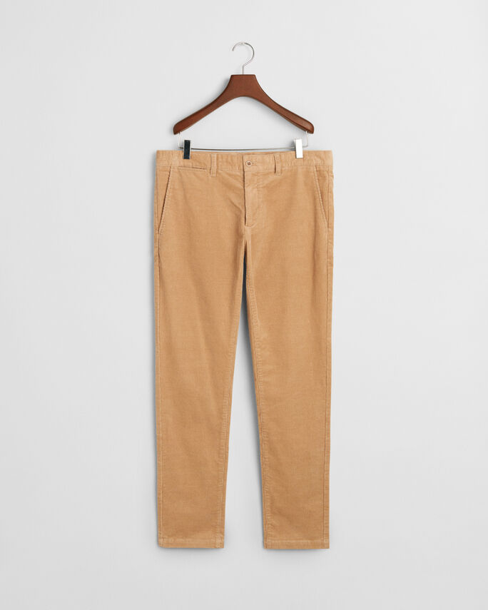 Pantalon chino slim fit en velours côtelé - GANT