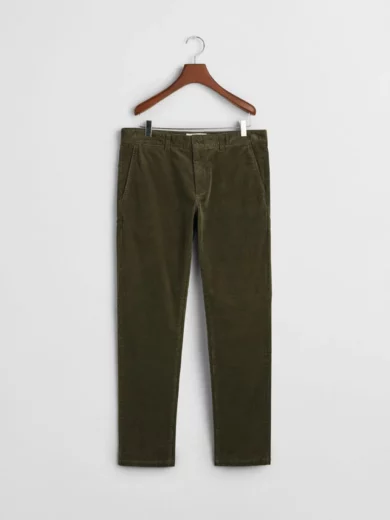 Pantalon chino slim fit en velours côtelé - GANT