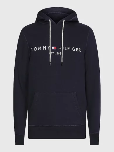 Sweat à capuche à logo en molleton flex - TOMMY HILFIGER